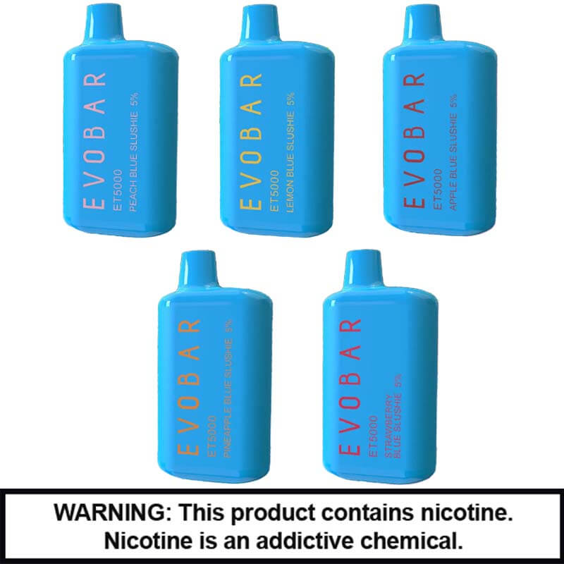 Evobar ET5000 Slushie Edition Disposables | 5% Nicotine | 5000 Puffs | 10 Count Display product image